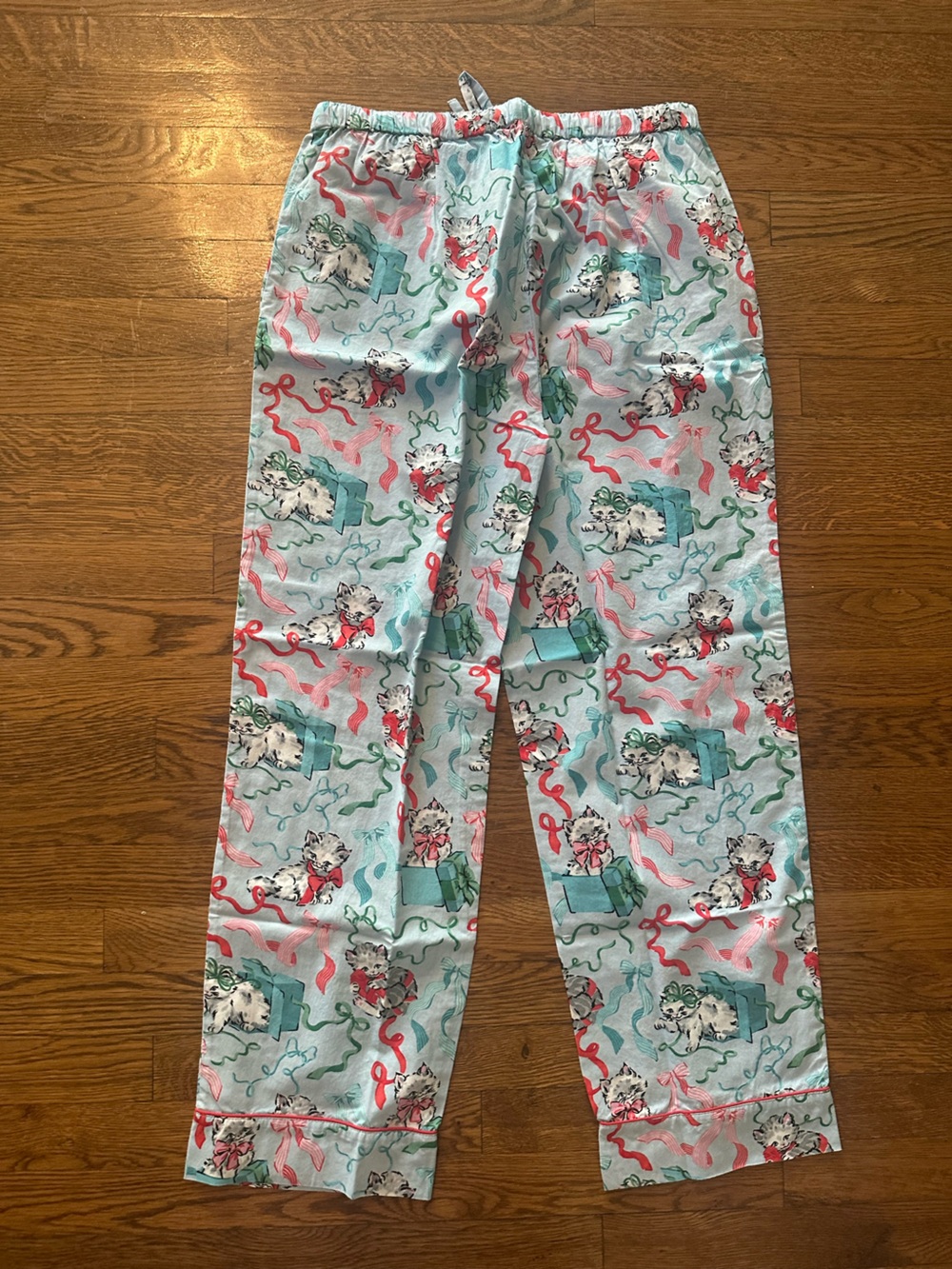 NWT Printfresh Hilton Collection Blue and Pink Kitten Pajama Set size small - Picture 12 of 12